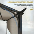 thumbnail image 4 of INTER HUT 10 x 10 Outdoor Pergola with Adjustable Shade Top, 4 of 6
