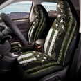 thumbnail image 3 of Binienty American Flag Front Auto Seat Covers Comfortable Decorative Vehicle Seat Covers Compatible with SUV Truck Van Sedans, 3 of 8
