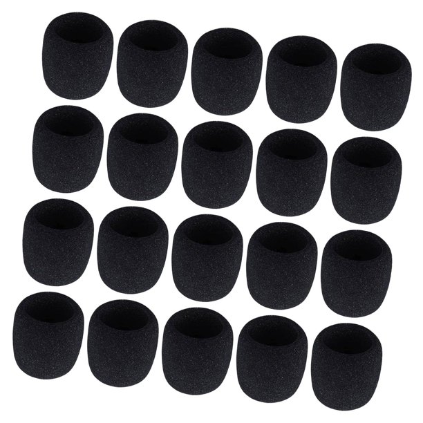 Juego de 10 micrófonos inalámbricos de largo alcance UHF, inalámbricos, de mano, dinámicos para voz. 20 unidades negras