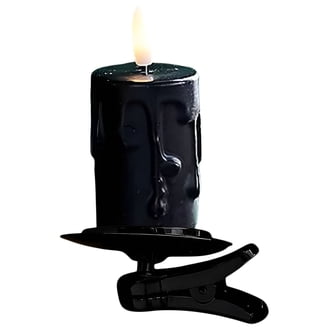Lavish Home Set Of 6 Flameless LED Candles With Remote | Vanilla Scented Real Wax, Lace Detail, Flickering Flame - Home Decor