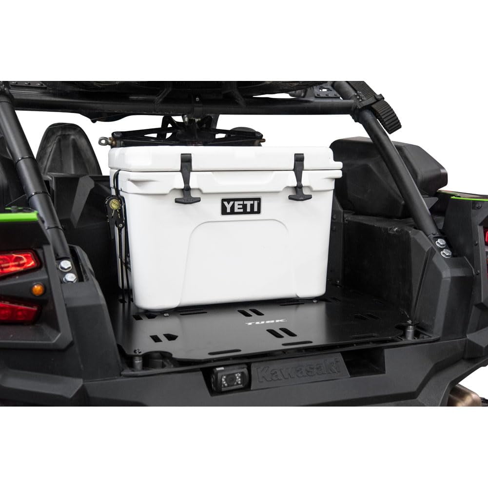 Tusk Utv Bed Cargo Rack Black Powder Coated