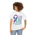 thumbnail image 5 of Suicide Prevention Awareness Month Teal Ribbon T-Shirt ID-0628-DUXW, 5 of 7