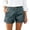 v#51Grey137, variant on Rggeeun Womens Shorts Solid Color Elastic High Waist Wide Leg Soft Lightweight Loose Fit With Side Pockets &Buttons Trim For Summer Splash Fun Delicate Hot Pants,Red,Xxl