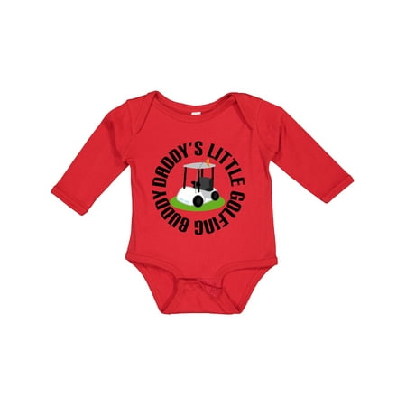 

Inktastic Daddys Little Golfing Buddy Gift Baby Boy or Baby Girl Long Sleeve Bodysuit