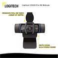 thumbnail image 2 of Logitech C920S Pro HD Webcam Bundle with Knox Gear Webcam Stand with Selfie Ring Light and 4-Port USB Hub (3 Items), 2 of 5