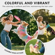 Dog Hair Dye, 4 Color Pet Hair Dye, Pet Safe Dye, Dog Hair Coloring Agent, Fashionable DIY Pet Grooming Easy to Use Pet Hairs Dye Permanent for Pets Grooming (4 Colors, 3.5 fl oz / 100 ml)
