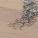 thumbnail image 3 of 100 piezas en forma de U, bucles de alambre protectores de cable de cobre protectores de cables suministros de joyería de bricolaje accesorios para hacer collar pulsera (plata), 3 of 5