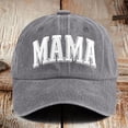 thumbnail image 2 of Krdevn Letter Print Baseball Cap Washed Cotton Adjustable Curved Brim Casual Versatile Sun Hat for Outdoor Daily Travel Wear, 2 of 3
