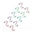 thumbnail image 4 of K-KED 1pc S-shaped Lip Ring Eyebrow Stud Stainless Steel Spiral Twisted Nose Ring-9, 4 of 9