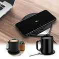 thumbnail image 2 of Dsscvnef Smart Mug Warmer Set Auto Shut Off Heated Ceramic Mug Portable Coffee Cup Heating Plate for Travel Kitchen Home Use, 2 of 9