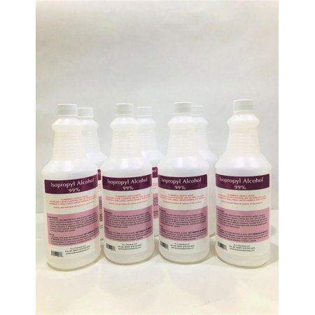 ISOPROPYL ALCOHOL 99% - NO IMPURITIES 2 GALLONS PACKED IN 8 QUART BOTTLE
