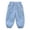 Z298 Light Blue, variant on Landzoo Toddler Girls Trousers Floral Print Elastic Waist With Pockets Summer Breathable Pants Size 3-4 Years Dark Blue