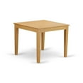 thumbnail image 2 of OXDL3-OAK-W - 3-Piece Kitchen Dining Set- 2 Kitchen Chairs and Modern dining room table - Wooden Seat and Slatted Chair Back - Oak Finish, 2 of 9