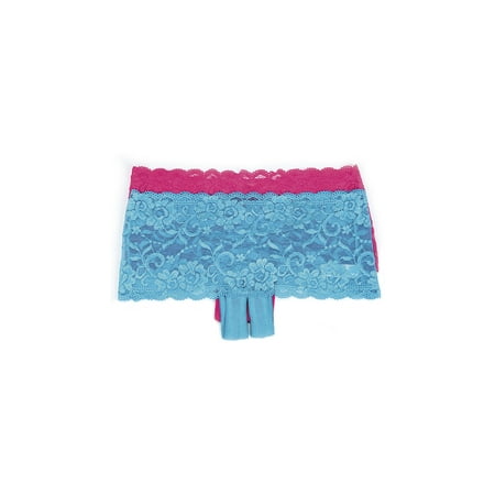 

Crotchless Low Rise Lace Boyshort Lace Boyshort Panty
