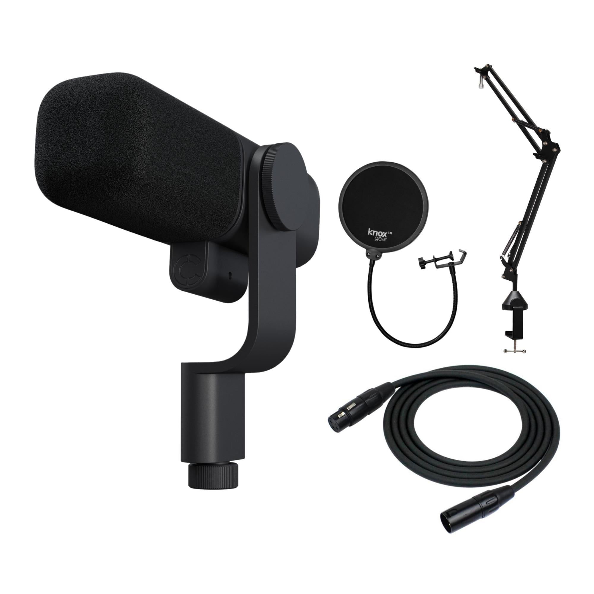 Logitech Blue Sona DualDiaphragm Dynamic XLR Mic (Graphite) with