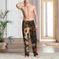 thumbnail image 2 of Balery Modern Cute Dog Pantalones de pijama para hombre, pijama ultraligero, pantalón de descanso-Small, 2 of 6