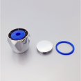 thumbnail image 2 of System Hot and Cold Standard Replacement Faucet 2" Chrome Head Red and Blue, 2 of 5