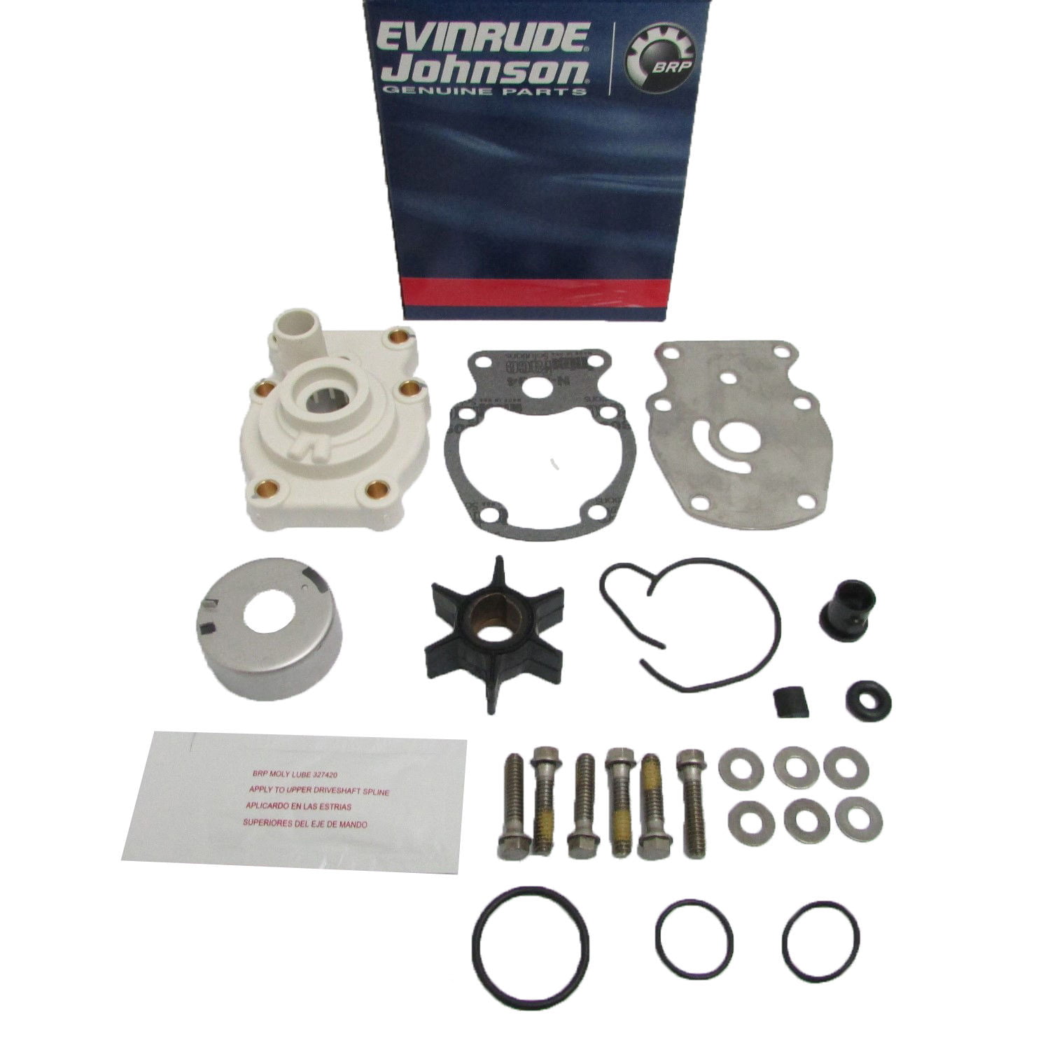 ALL-CARB Water Pump Repair Kit Replacement for Johnson Evinrude OMC 20 25 30 35 HP Outboard Boat Motor Parts 393630 0393630 
