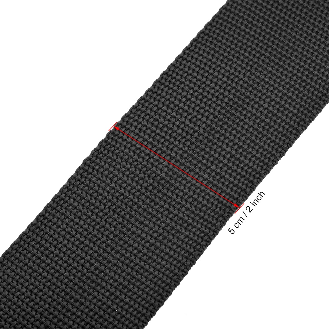 Unique Bargains Luggage Straps Suitcase Belts with Buckle PP Travel Packing Accessories Black