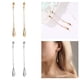 thumbnail image 5 of Pendientes Colgantes de Cadena Lineal Larga Pendientes Colgantes con Borla en Joyería Elegante - Oro dorado Sunnimix Gota en forma de lágrima Pendientes colgantes, 5 of 8