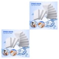 thumbnail image 3 of Wosthever Limpiador de melamina con esponja blanca, 10 Uds., de cocina multifuncional, herramientas de limpieza para baño, esponja Blanco 2piezas, 3 of 6