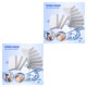 thumbnail image 3 of Injueey 10 Pieces Sponge Eraser Bathroom Bathtub Washroom Flexible Housekeeping Pads Scrubber Maintenance Portable Cleaning Blanco 2piezas, 3 of 6