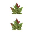 thumbnail image 3 of Ounissouiy Hojas de arce artificiales Vibrantes decoraciones de hojas de otoño para eventos y fiestas Type7 NO7, 3 of 6