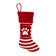 thumbnail image 1 of Visland Christmas Knitted Socks Festive Snowflake Design with Hanging Rope Socks for Tree Fireplace Decoration, 1 of 8