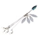thumbnail image 4 of Alabama Umbrella Fishing Rig Cebo Señuelos de pesca con cabeza de plantilla (azul marino), 4 of 5