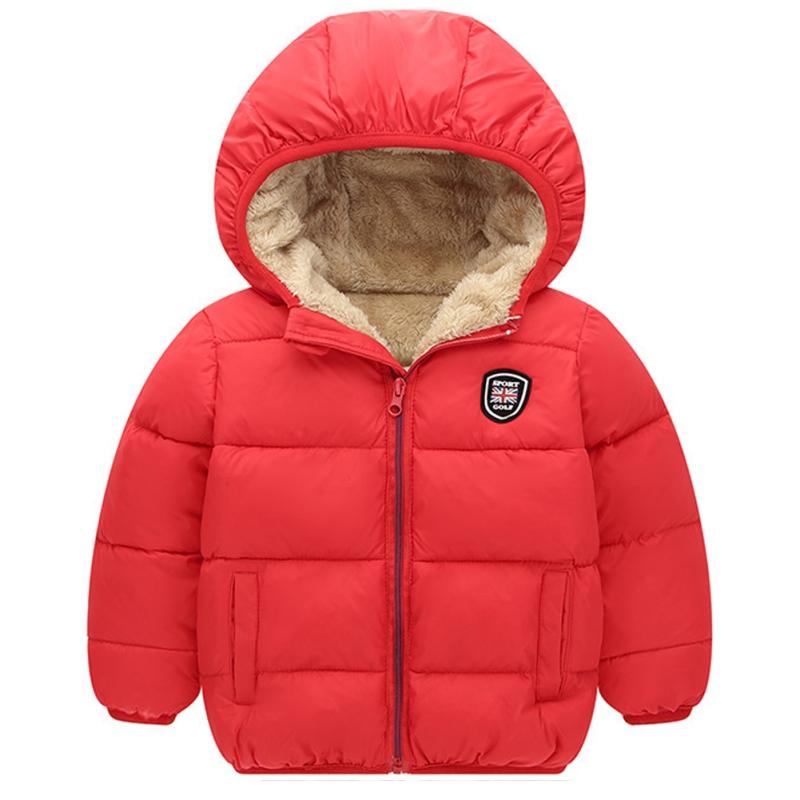 Kids Girls Boys Baby Hooded Coat Winter Warm Long Jacket Parka Outercoat Coats
