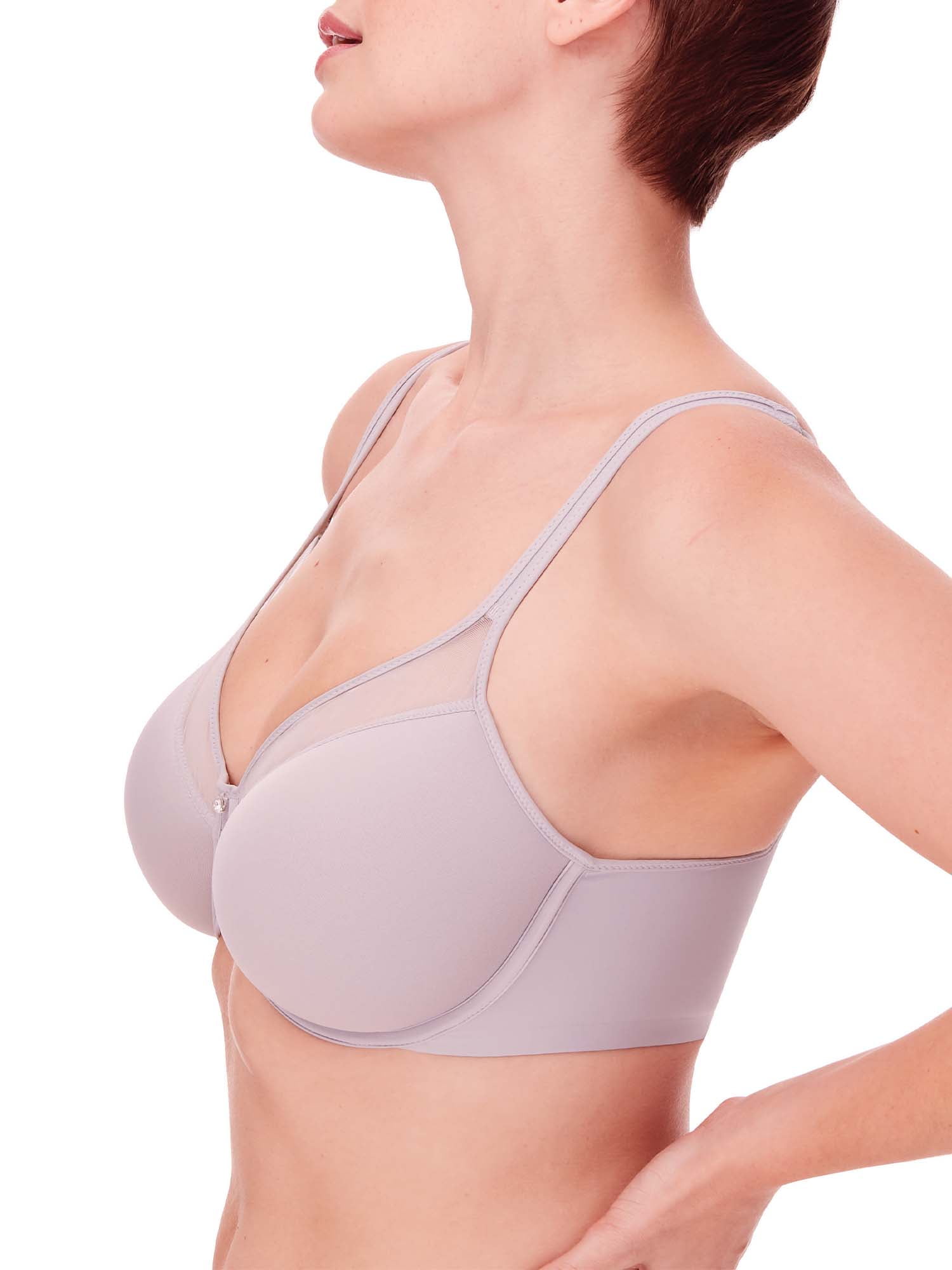 Bali Underwire Bra One Smooth U Ultra Light Convertible Straps Adjustable 3439