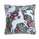 thumbnail image 1 of Levtex Home - Bretton Woods - Cojín decorativo (45 x 45 cm) - Bosques festivos - Blanco, rojo, verde y gris, 1 of 3
