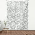 thumbnail image 4 of Floral Sofa Upholstery Fabric by the Yard, Different Style Branches with Leaves in Continuous Pattern, Decorative Fabric for DIY and Home Accents, White Charcoal Grey by Ambesonne, 4 of 5
