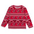 thumbnail image 2 of Infant & Newborn Outerstuff  Red Georgia Bulldogs Ugly Sweater Pajama Set, 2 of 5