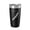 Black, variant on Lake McDonald Map Tumbler Travel Mug Insulated Laser Engraved Coffee Cup Glacier National Park Montana 20 oz Red