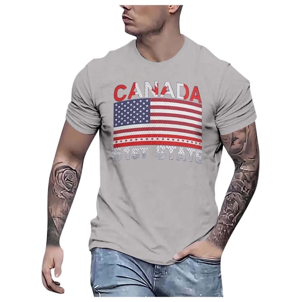 Playeras Lisas Para Hombre, Camiseta De Verano Para Playa Con Estampado De Árbol Pequeño, Blusa De Manga Corta Con Cuello Redondo