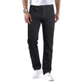 thumbnail image 2 of GINGTTO Men's Black Slim Fit Jeans - Stretch Skinny Denim Pants for Casual & Daily Wear, 2 of 9