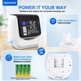 thumbnail image 4 of Alphamed Upper Arm Blood Pressure Monitor, Automatic Digital BP Machine, No Arm Wrap Design, Large LED Display, One-Button Use for Home & Seniors, 4 of 12