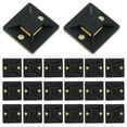 thumbnail image 3 of 100pcs Cable Zip Tie Mounts Self Adhesive Wire Clips Cable Ties Holders Wire Management Mounts, 3 of 8