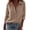Khaki, variant on VJGBEGW Women Dressy Long Sleeve Button Down Shirts Business Casual Outfit Lightweight Blouse Tops Black L