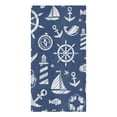 thumbnail image 3 of Kitchen for Utensils Towel Cleaning Household Tableware Cloth Dish Towel Hand Kitchen Microfiber Fish Boat Anchor Blue, 3 of 7