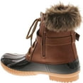 thumbnail image 3 of Nature Breeze Duck-01 Women's Chic Lace Up Buckled Duck Waterproof Snow Boots, 3 of 4