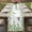 SpringGreen, variant on Table Runner 108 Inches Long for Kitchen Dining, Spring Plants Dresser Scarf Farmhouse, Dining Table Decorations for Wedding/Parties, Watercolor Birds Leaves Flowers Green Plaid 13 x 108 In