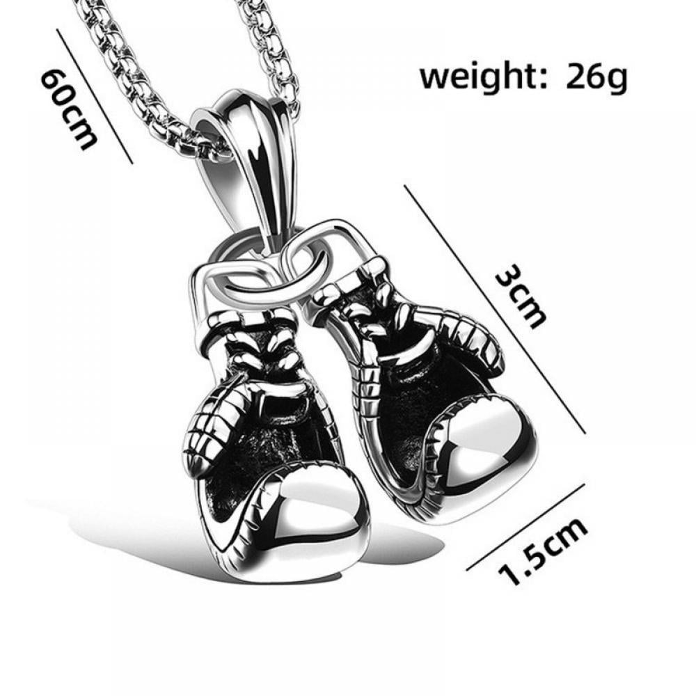 Man Coin Pendant Men Necklace Curb Chain Gift Custom Free Engraving Men Jewelry