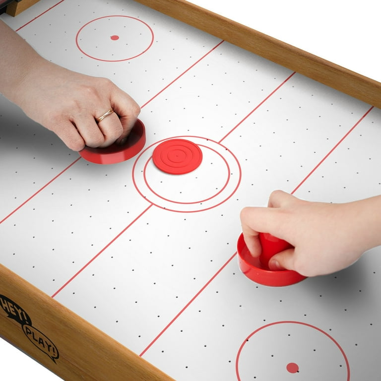 Point Games Mini Air Hockey Table for Kids - Hockey Table Game - Arcade &  Table Games - Air Hockey Pucks and Paddles - Portable Sport Hockey for Boys  and Girls - Toys 4 U