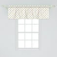 thumbnail image 2 of Ambesonne Pink Hearts Window Valance, Even Pattern Hearts, 54" X 18", Pale Earth Yellow Rose, 2 of 3