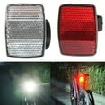 thumbnail image 2 of Maoww Bike Reflector Night Cycling Warning Safety Plastic Reflective Light Lens Bicycle Accessory, White, 22.2cm Diameter, 2 of 8