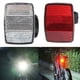 thumbnail image 4 of Toystoory Reflector de bicicleta noche ciclismo advertencia seguridad plástico luz reflectante lente accesorio Ciclismo rojo, 4 of 6