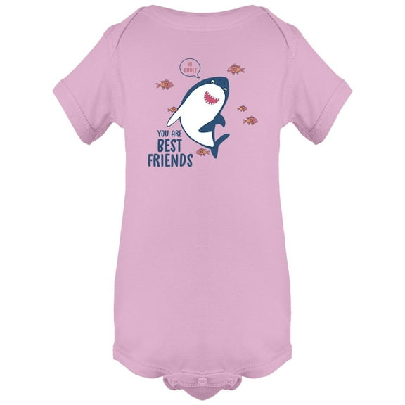 Shark Says Hi Dude Bodysuit Infant -Image by Shutterstock, 12 Months