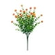 thumbnail image 2 of Ramos de flores de té artificial de eucalipto | Decoración floral realista de simulación de plástico para casa, jardín, oficina | Hojas y capullos realistas | Paquete de 2 | 34cm | Duradero y, 2 of 6